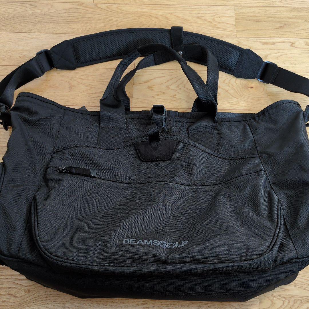 r_m_papaビームスゴルフ　ボストンバック　ブラック