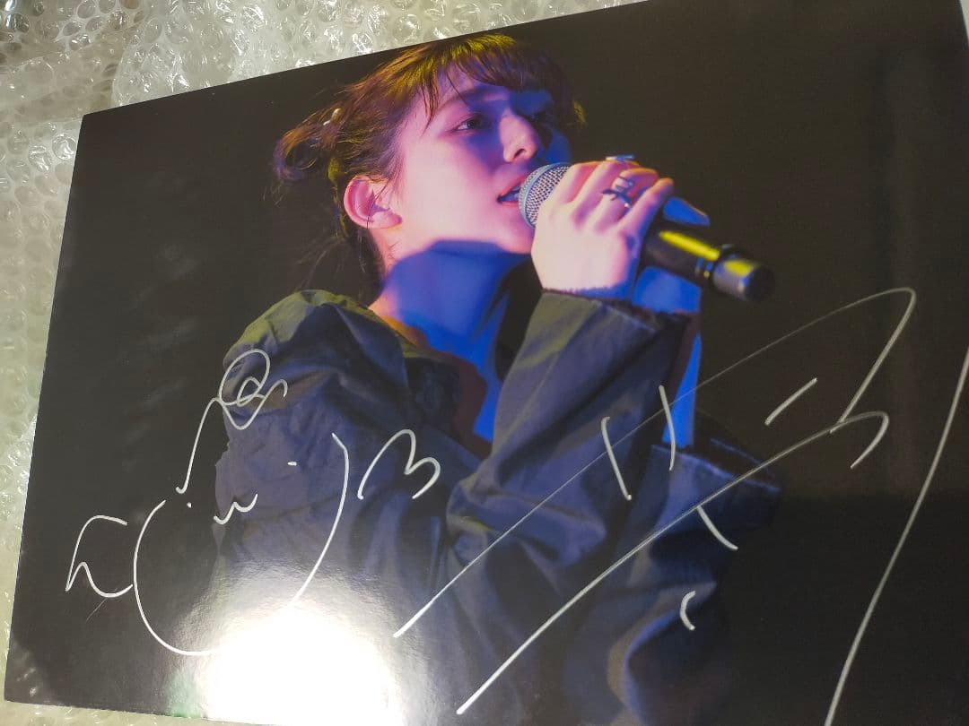 ナナヲアカリ 直筆サイン入りパネル 店頭キャンペーン 当選品