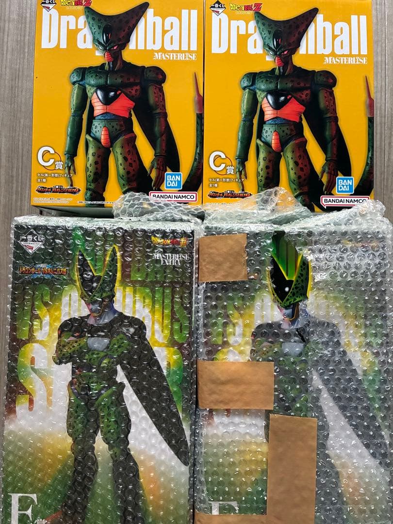 ドラゴンボール　一番くじ　セル　完全体　第1形態　C F 4点セット