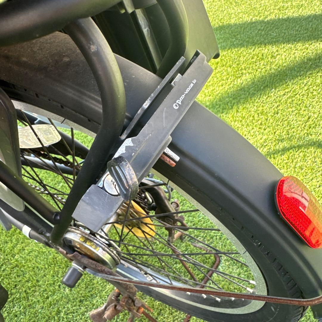 パテオ シティサイクル チャイルドシート付き ブラック