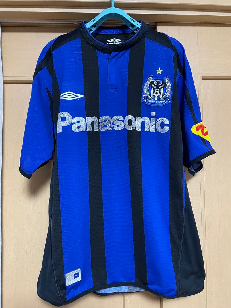 2005ガンバ大阪【播戸竜二・中澤聡太 ・橋本英郎】直筆サイン入りユニフォーム