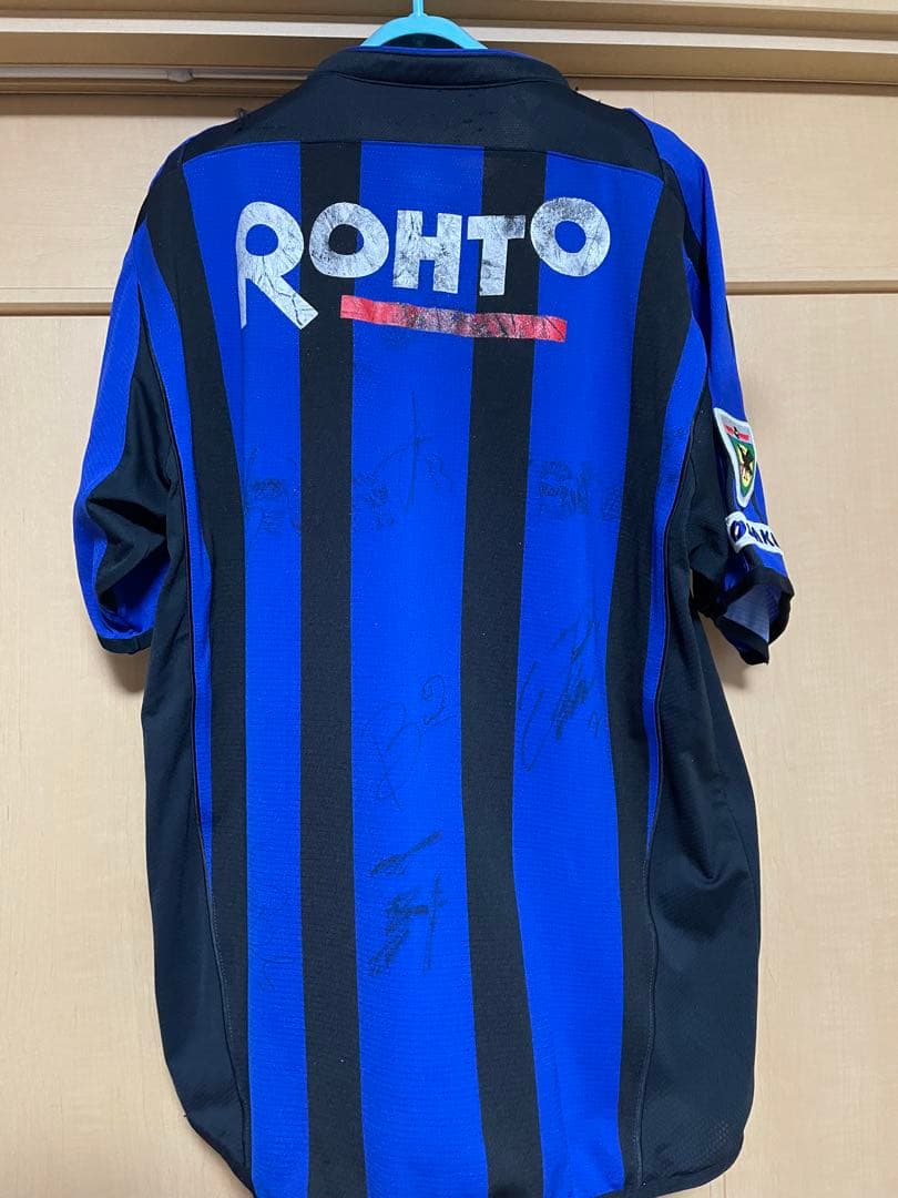 2005ガンバ大阪【播戸竜二・中澤聡太 ・橋本英郎】直筆サイン入りユニフォーム