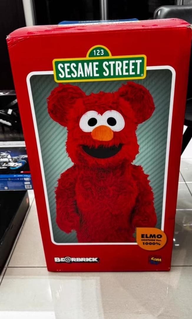 新品 1000％ BE@RBRICK ELMO ベアブリック エルモ