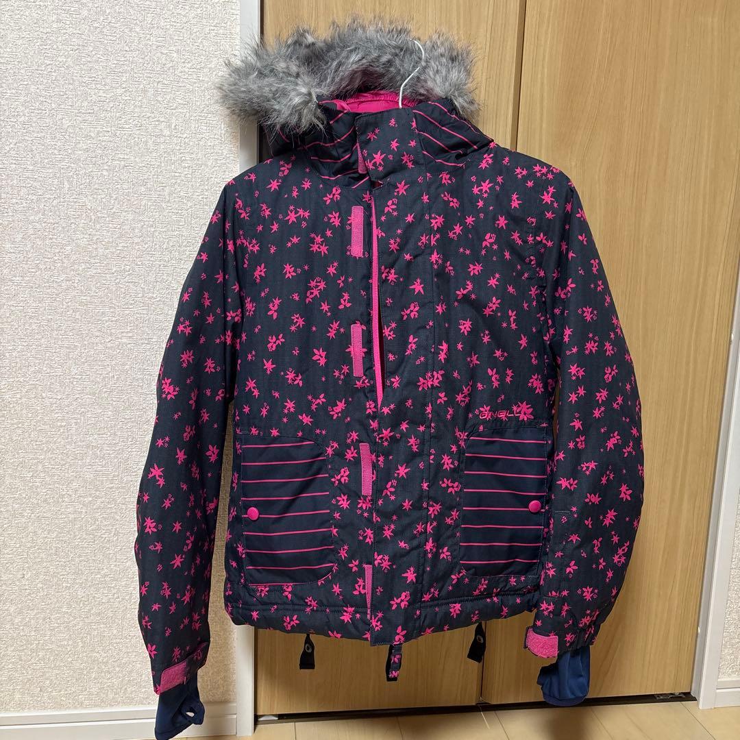 【極美品】O'NEILL キッズL 上下SET スキー スノボ ウェア Girl