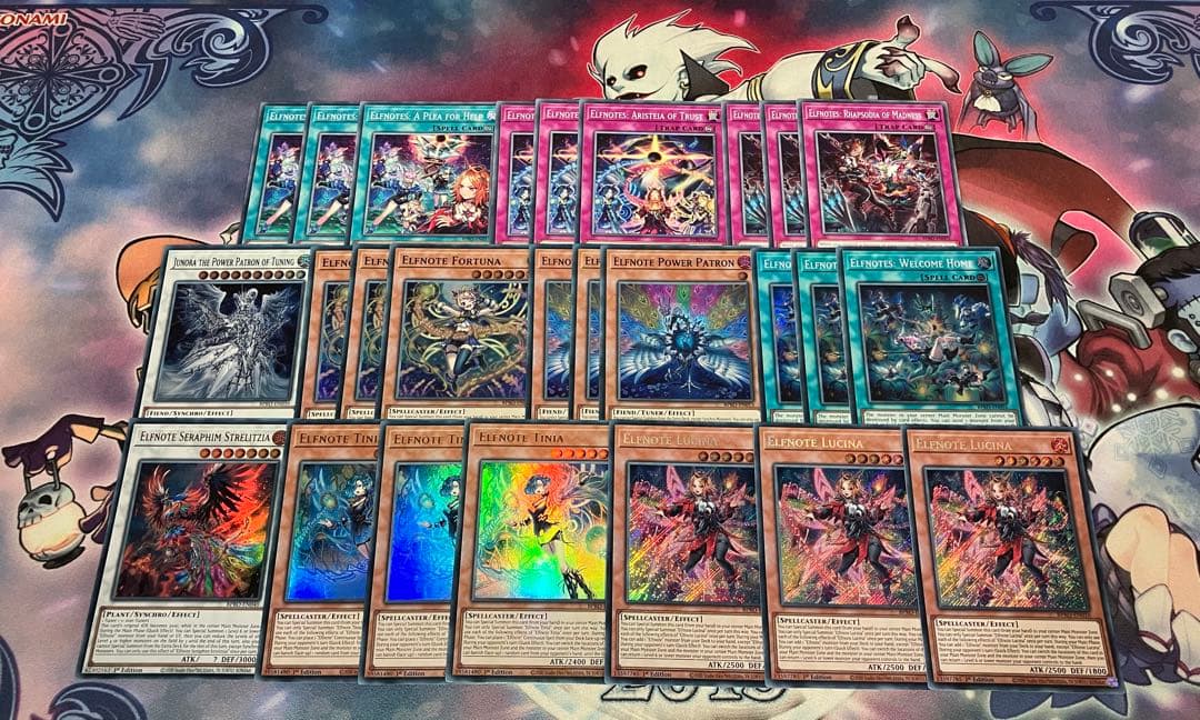 遊戯王　EU版　エルフェンノーツ　デッキパーツセット