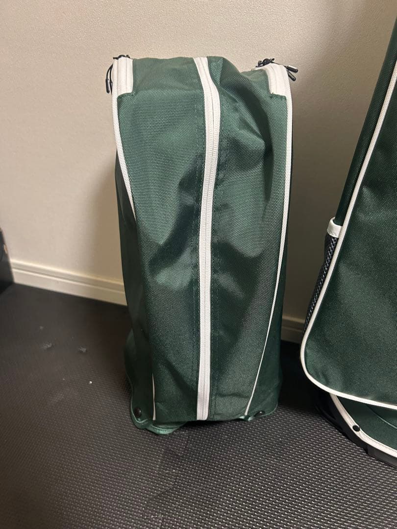 【美品】BEAMS GOLF スリムスタンド キャディバッグ グリーン