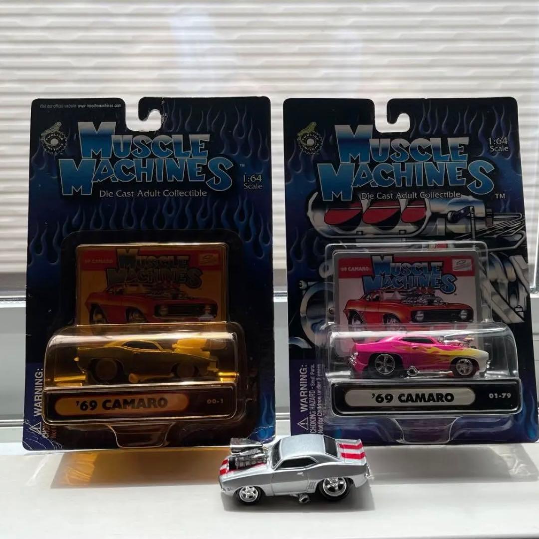 1969　シボレー　カマロ　MUSCLE MACHINES　3台セット　激レア！