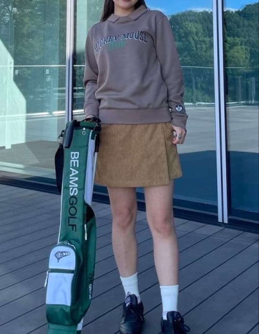 新品 BEAMS GOLF Disney（ディズニー） 襟付き プルオーバー