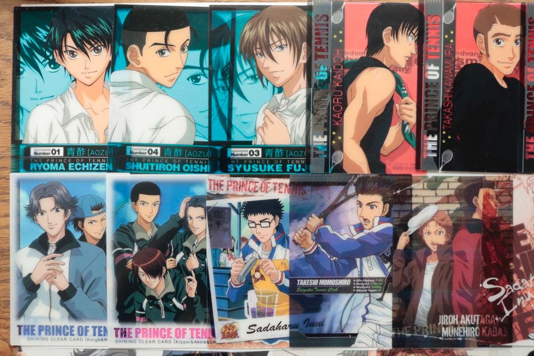 テニスの王子様　シャイニングクリアカード　トレカ　38枚セット