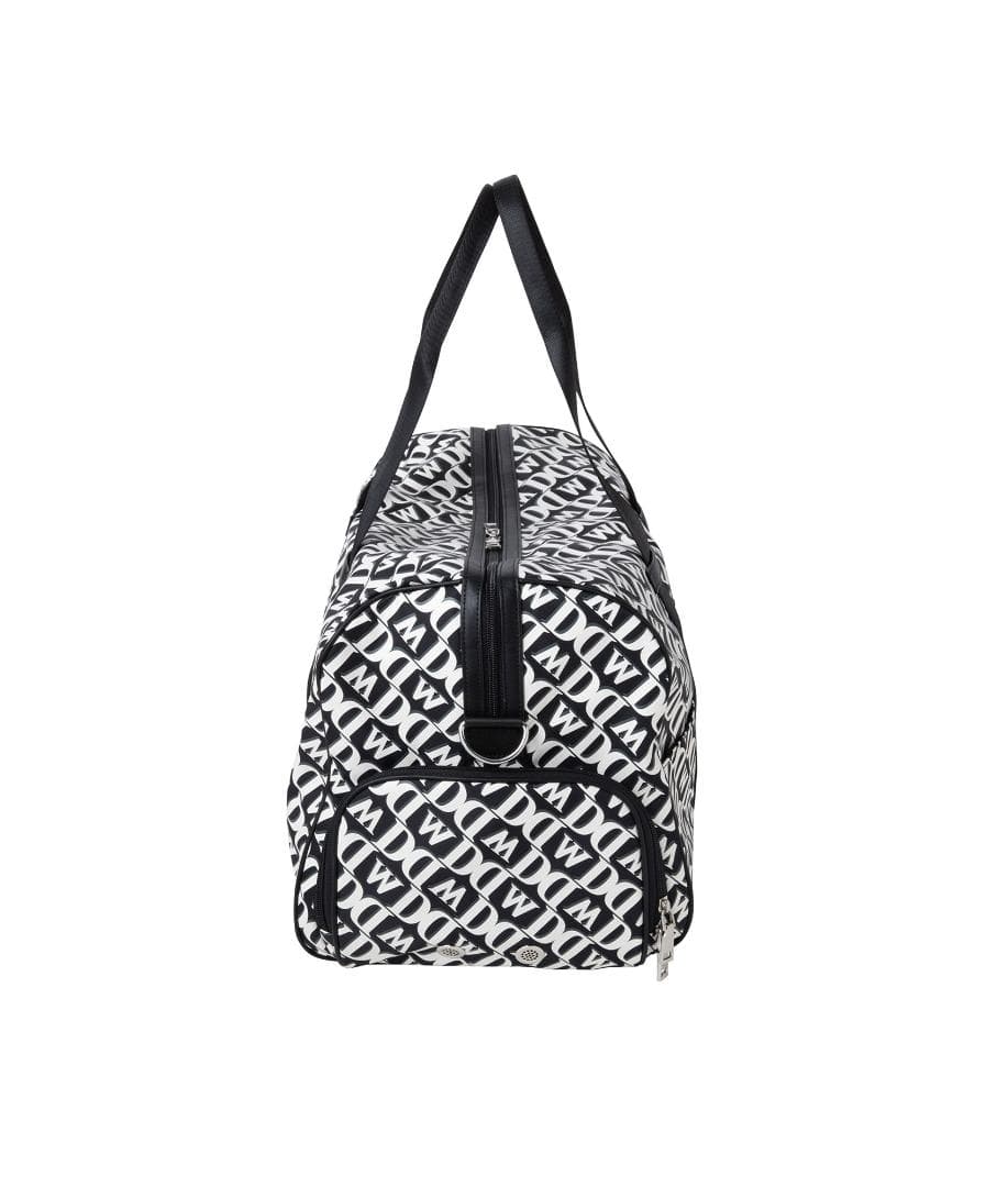 新品☆ダンスウィズドラゴン モノグラム プリント ボストン☆シューズケース☆茶色