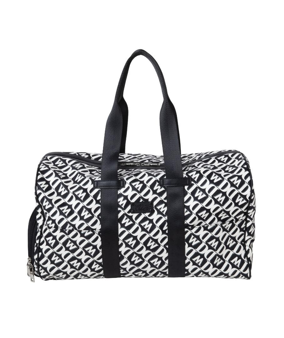 新品☆ダンスウィズドラゴン モノグラム プリント ボストン☆シューズケース☆茶色