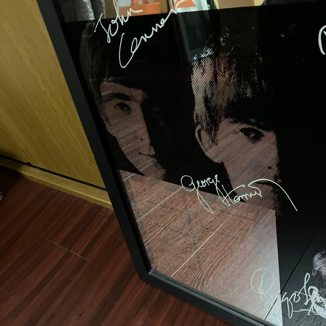 ビートルズ　Beatles パブミラー　鏡　インテリア　ディスプレイ　ビンテージ