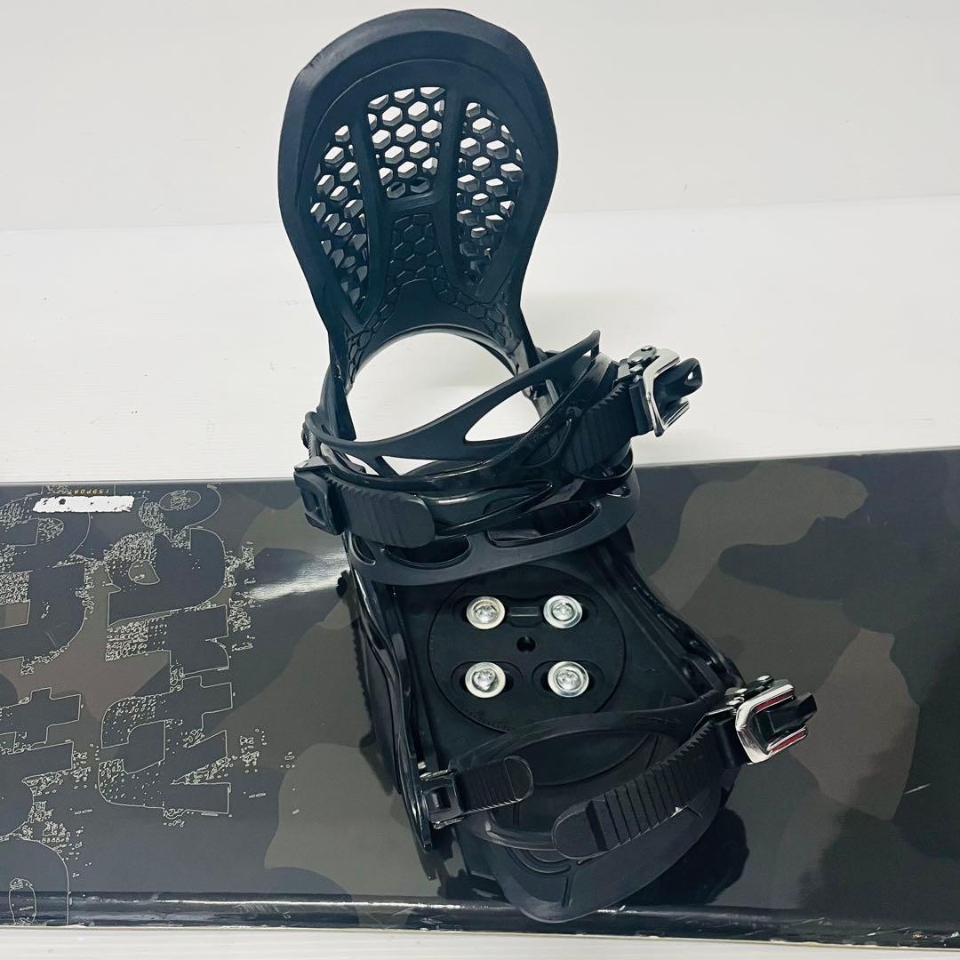 大きめ　スノボセット　ケース付き　スノーボード　ボード　SLQ 迷彩　カモフラ