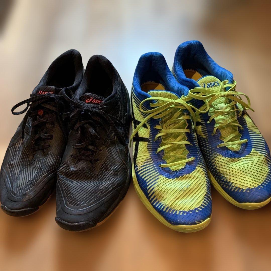 ASICS バレーボールシューズ 2足セット