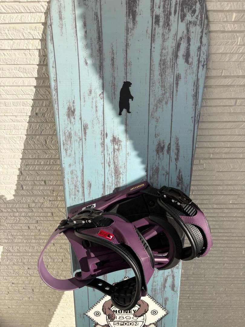 超美品　SPOON NATURE スノーボード 150cm セット