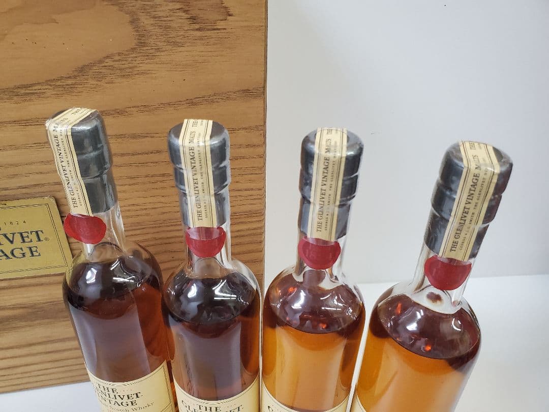 1967-72 グレンリベット ヴィンテージ 4本入り 200ml 未開栓 古酒