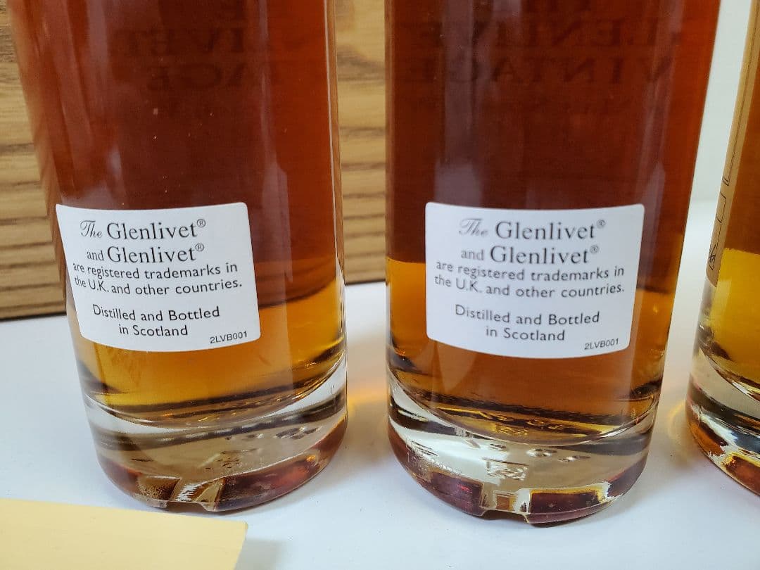 1967-72 グレンリベット ヴィンテージ 4本入り 200ml 未開栓 古酒