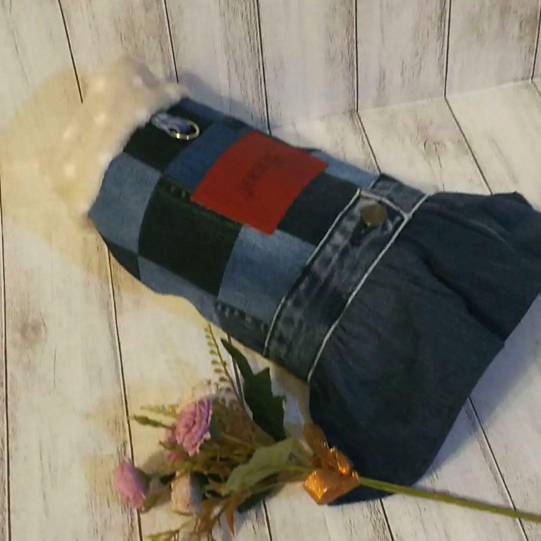 デニムリメイク犬用ワンピース ドッグウェア