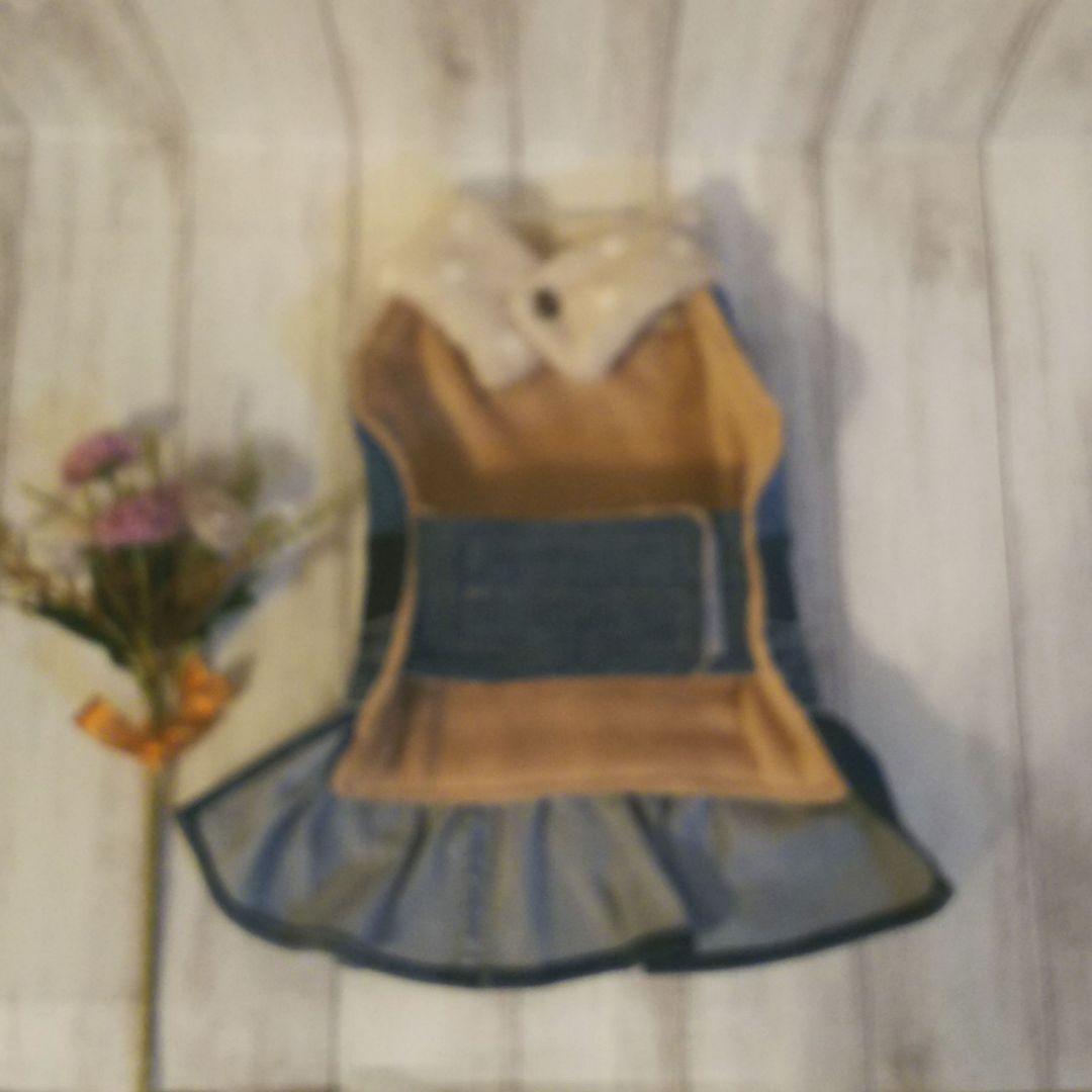 デニムリメイク犬用ワンピース ドッグウェア