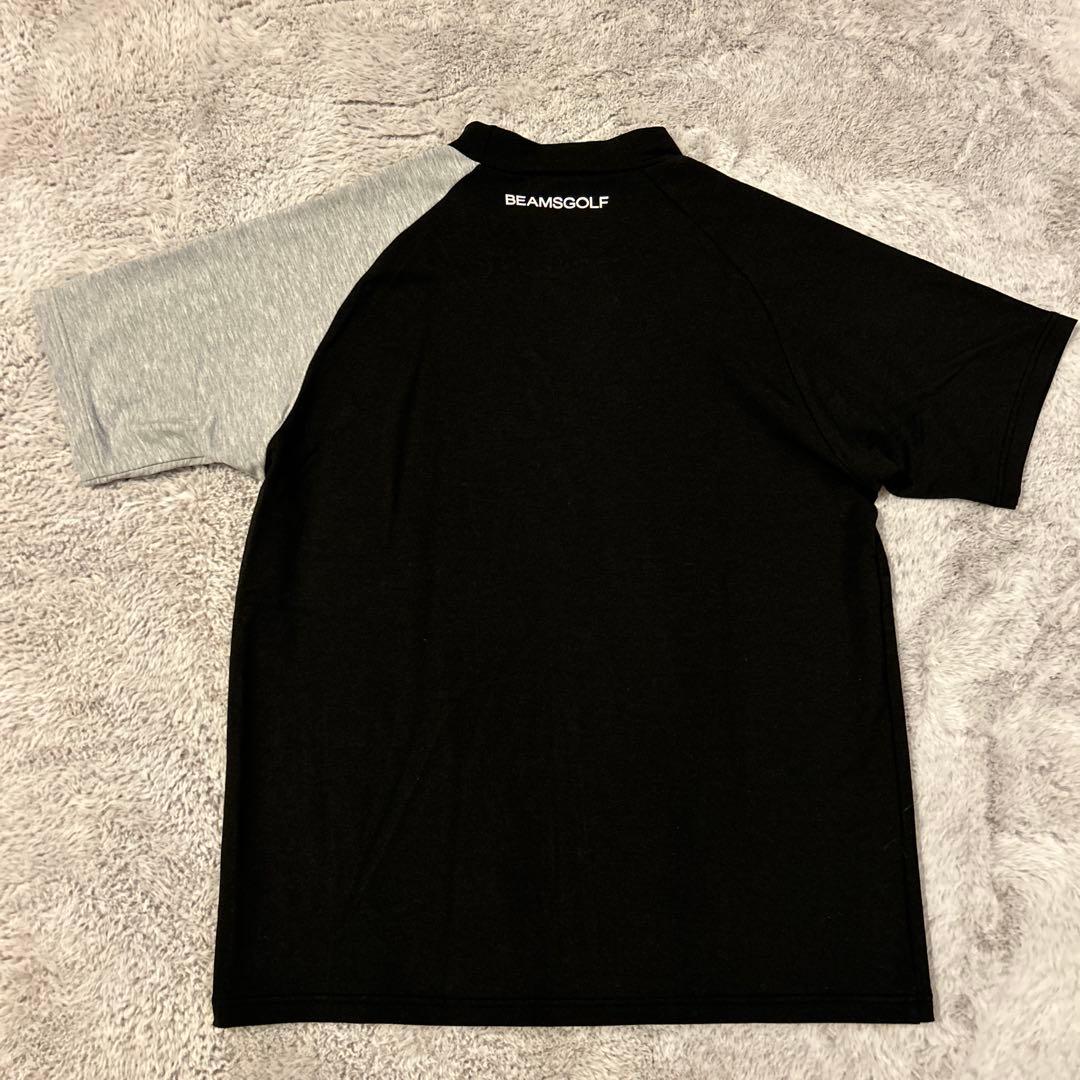 ［期間限定‼️］BEAMSGOLF モックネックシャツ L 黒/グレー