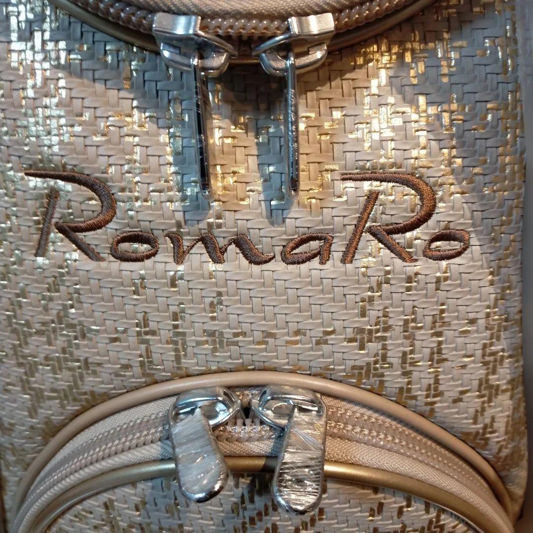 【新品　未使用】RomaRo ゴルフキャディバッグ ゴールド