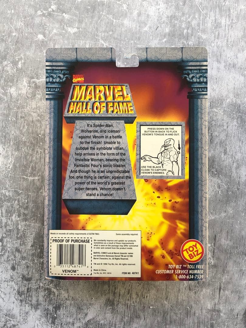 スパイダーマン　MARVEL HALL OF FAME　ヴェノム　フィギュア