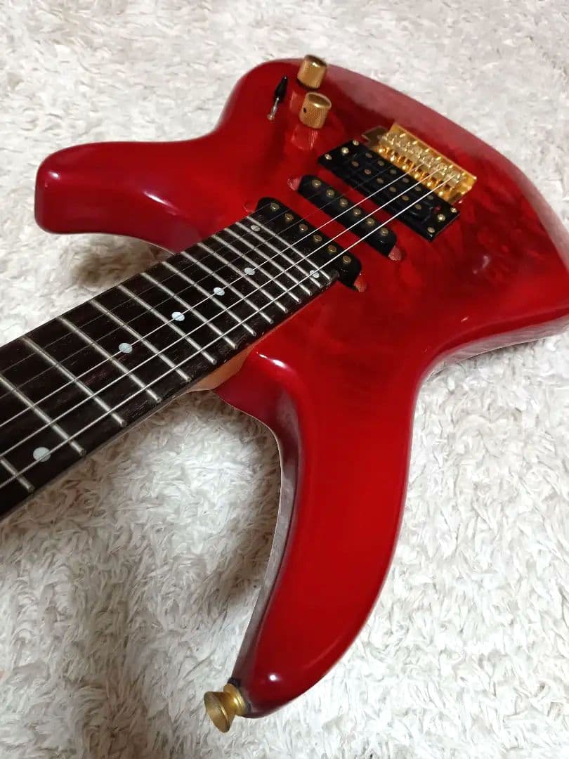 初心者 ビギナー エレキギター ストラトキャスター 杢目 木目 ゴールドパーツ