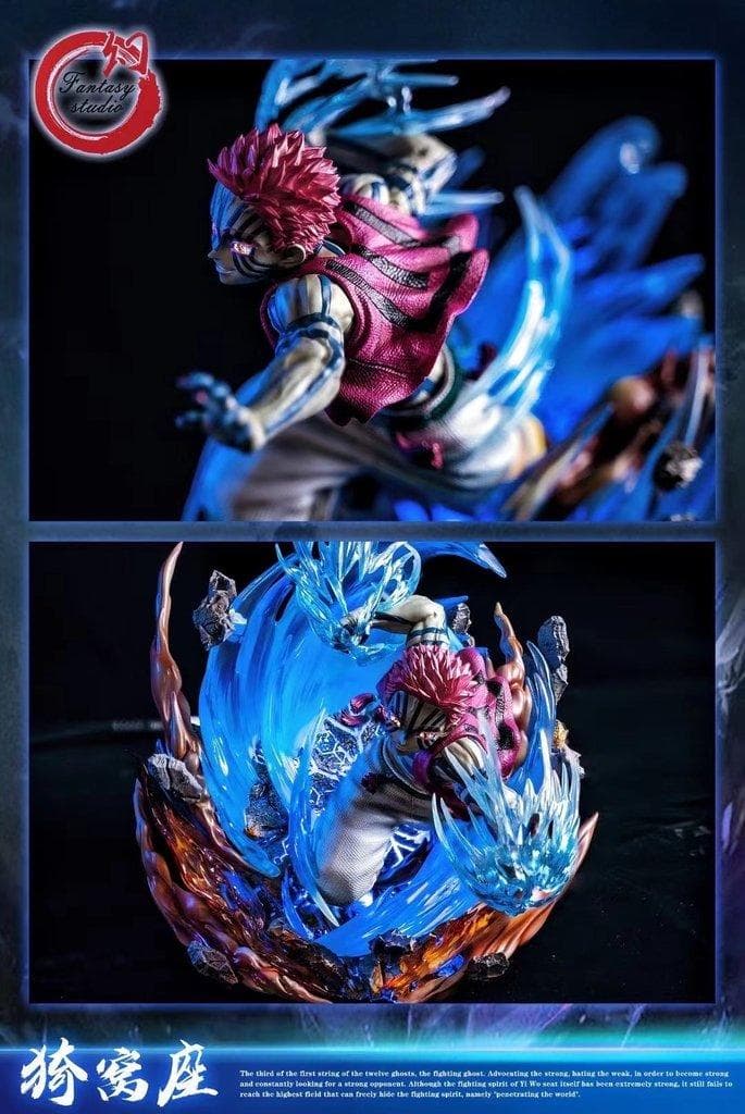 鬼滅の刃 煉獄VSアカザ 猗窩座 1/6スケール フィギュア ガレージキット