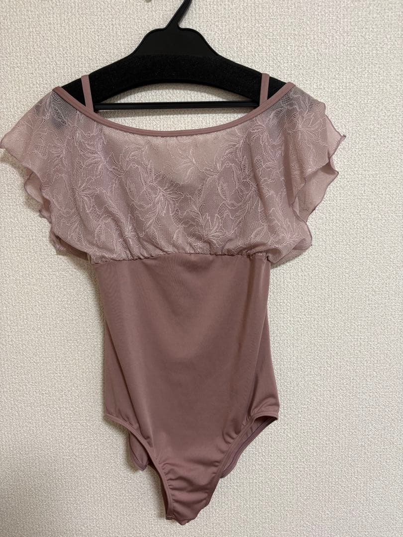 【チャコット】【美品】【新商品】フレンチスリーブレオタードL