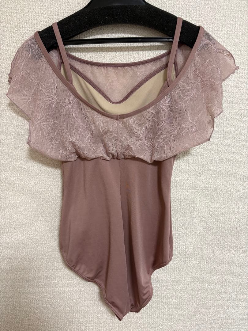 【チャコット】【美品】【新商品】フレンチスリーブレオタードL