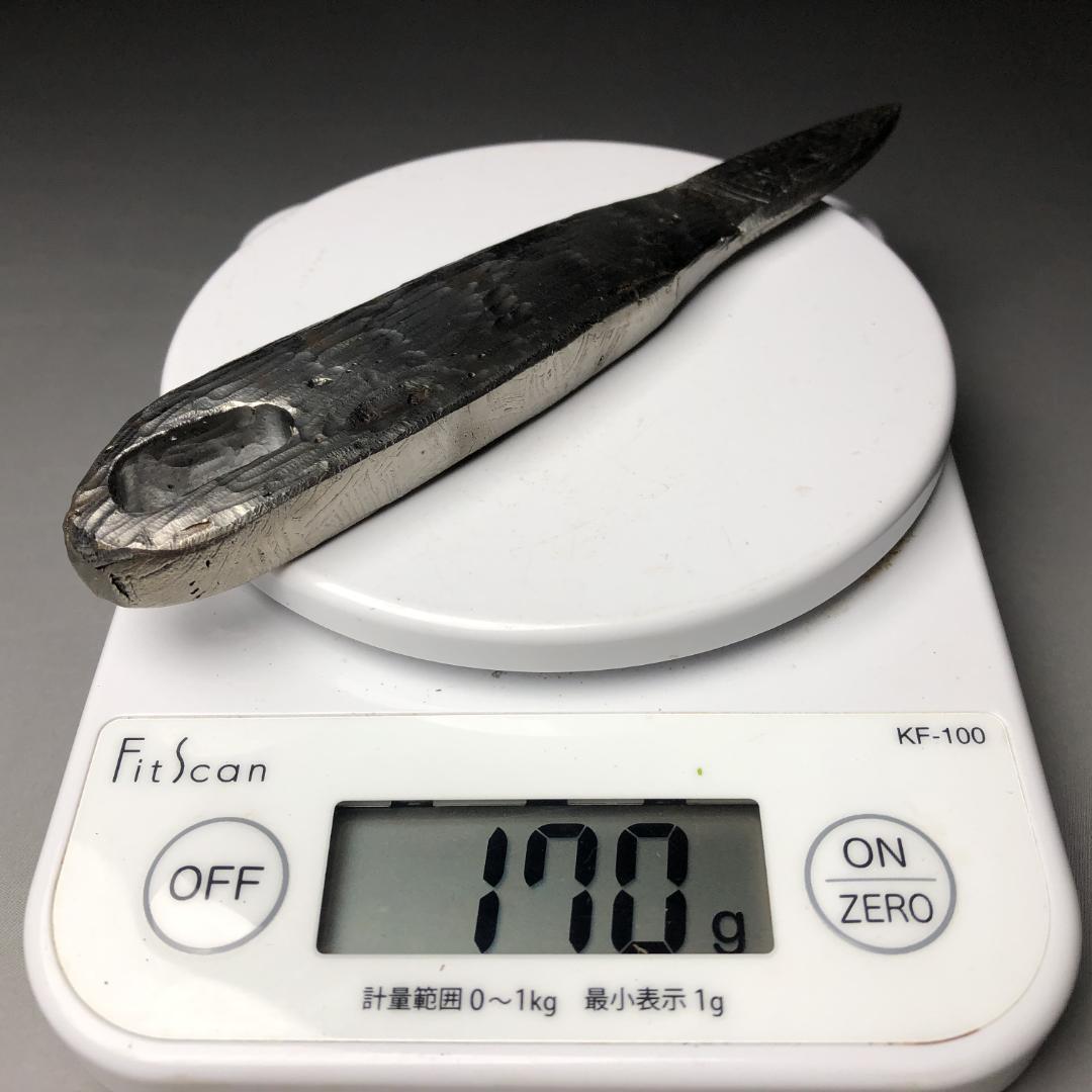 アルタイ隕石 使用 天鉄刀 刀型オブジェ・一点物 170g 共箱