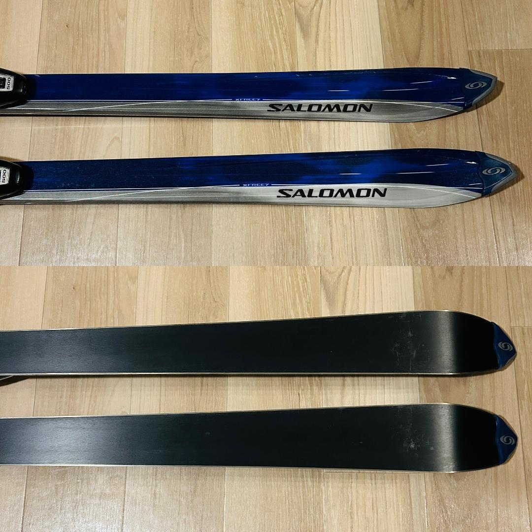 SALOMON XFREE7 スキー板 【173cm】ストック付属