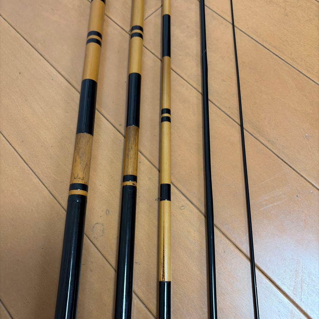 【希少】紀州竹竿　夢坊作　末広　ヘラブナ竿　16尺