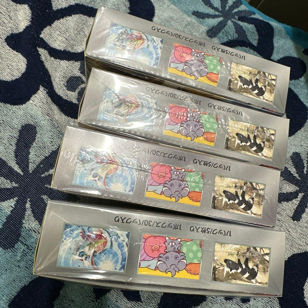 ポケカ　超電ブレーカー　シュリンク付き　４BOX