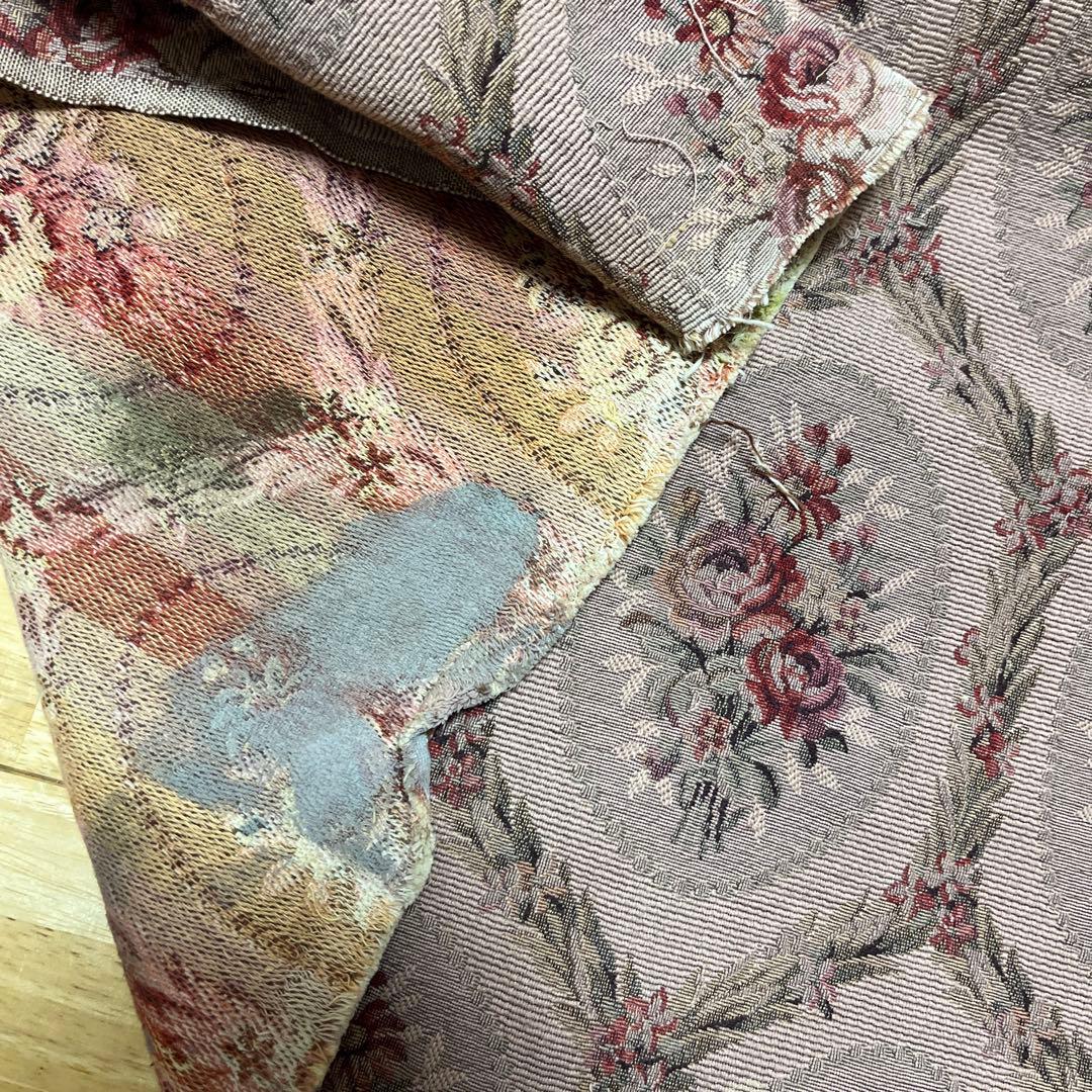 フランスアンティークカーテン織物生地