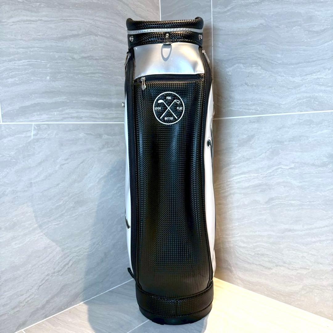 PUMA プーマ　キャディバッグ　8.5型　白／黒