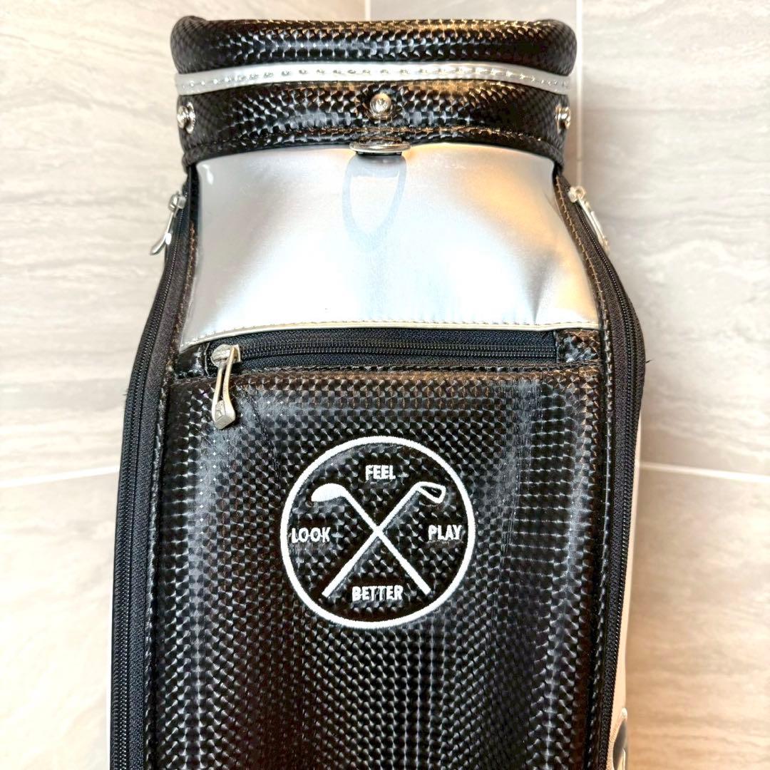 PUMA プーマ　キャディバッグ　8.5型　白／黒