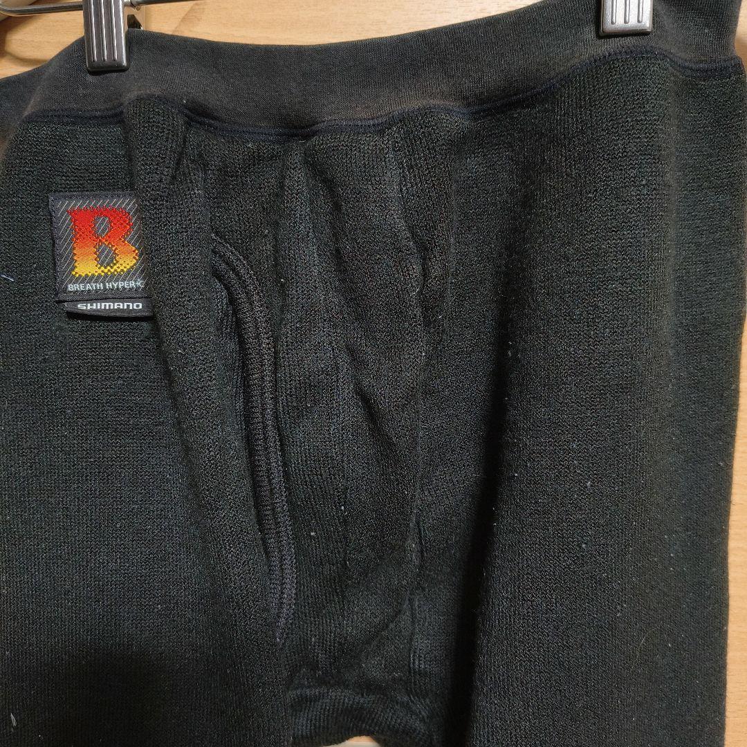 SHIMANO ブレスハイパー＋℃ストレッチアンダーシャツ＋タイツ超極厚 L×2