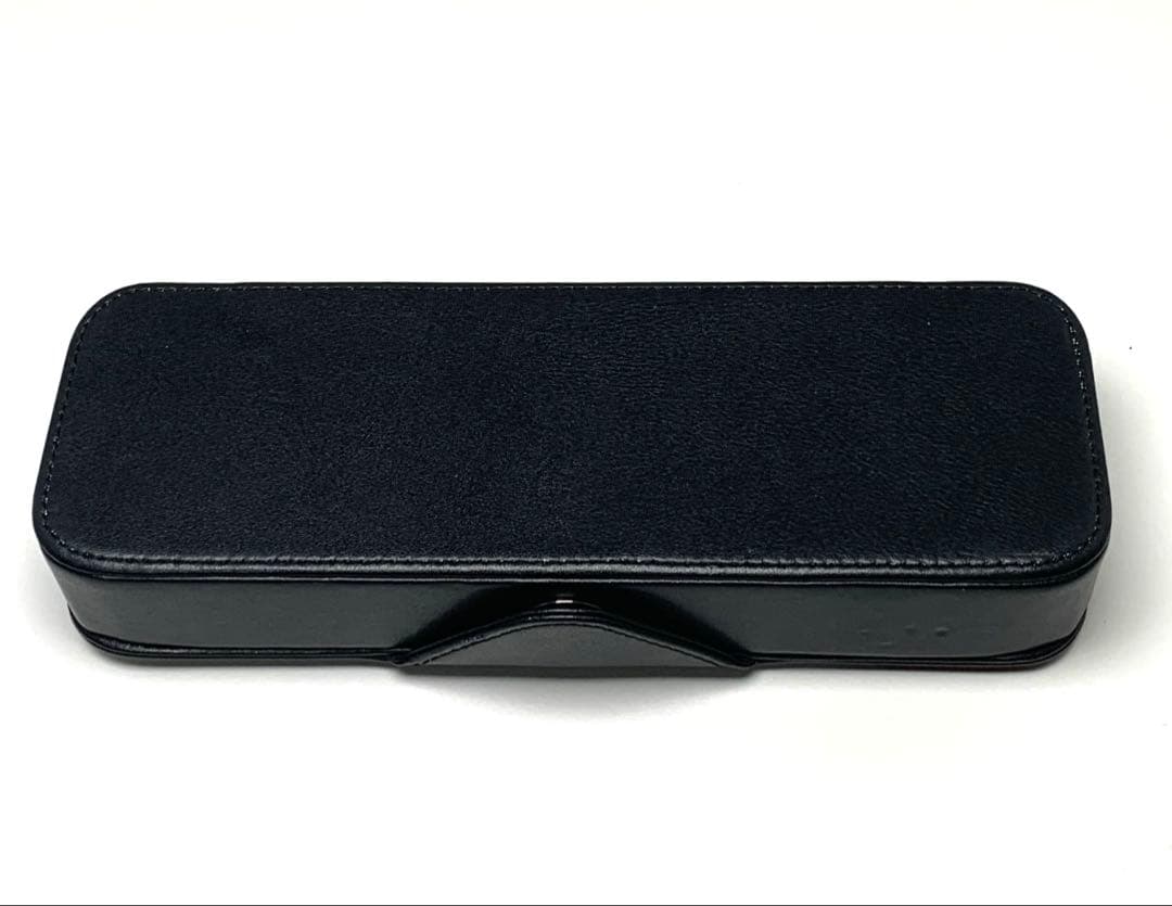 伊東屋 ITOYA 革製 レザーペンケース ブラック