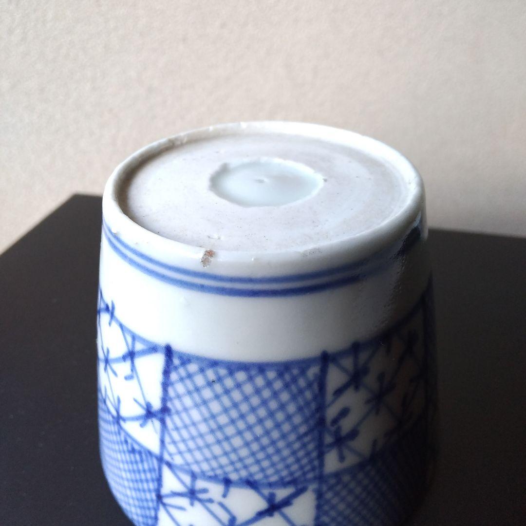 市松文 蕎麦猪口 そば猪口 そばちょこ ② ４客