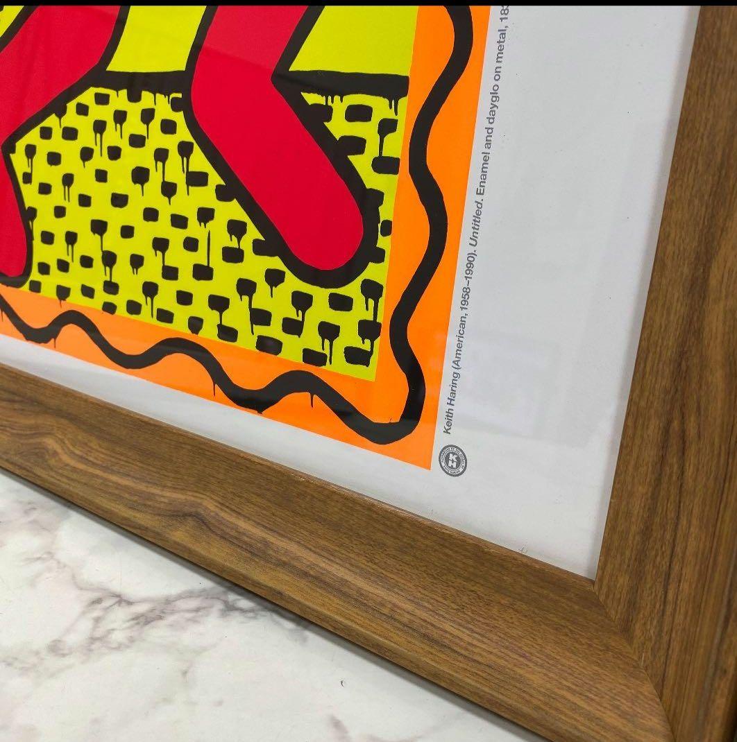 キースヘリング セリグラフ ポスター 額縁付き
