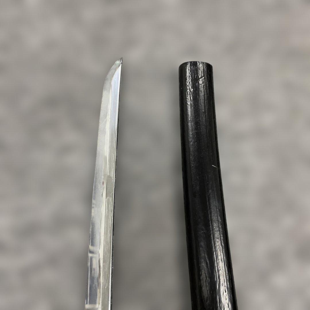 未開刃，模造刀、白鞘 刀 模擬刀 舞踊 大衆演劇 湾曲した刃の刀 約100cm
