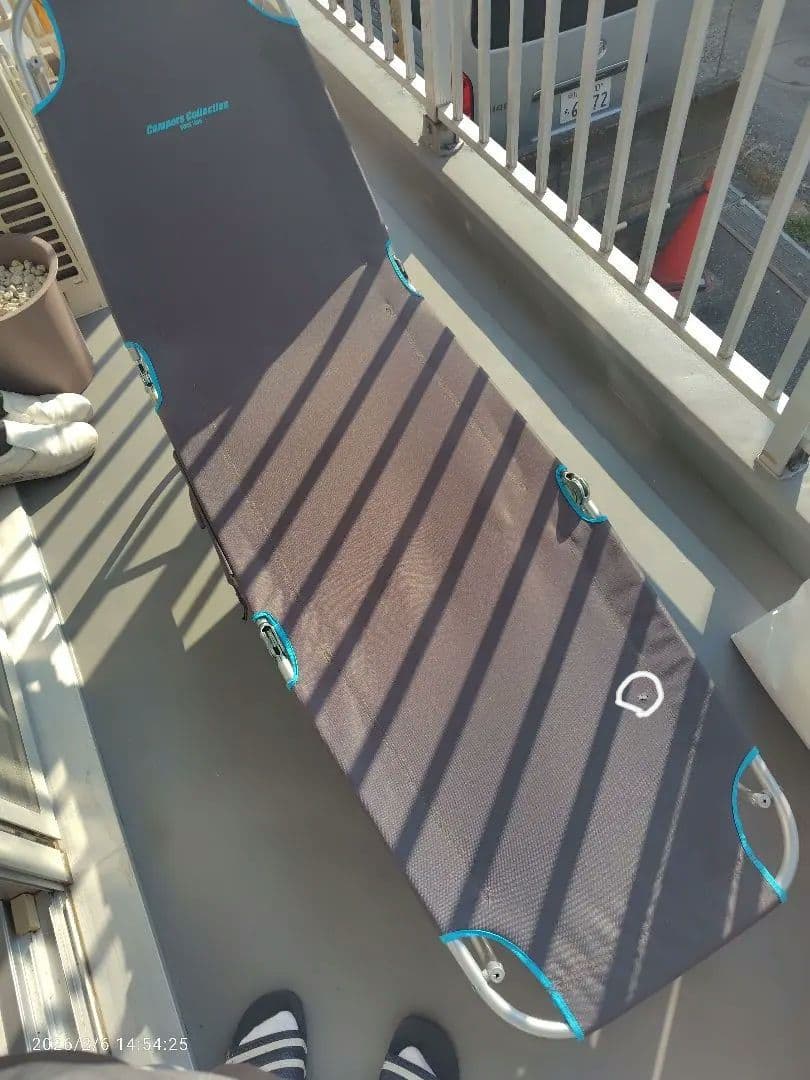 キャンパーズコレクション　コット　リクライニングチェア　折りたたみ　簡易ベッド