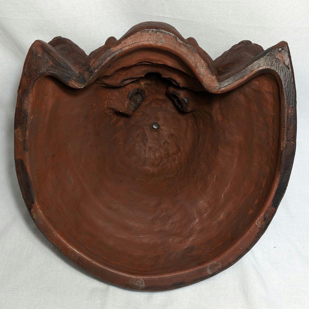 備前焼 兜 鎧武者 カブト 置物 細工物 彫刻 オブジェクト アンティーク 陶彫