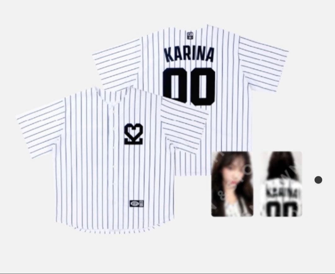 aespa カリナ betterthings 野球 ユニフォーム ＋トレカセット