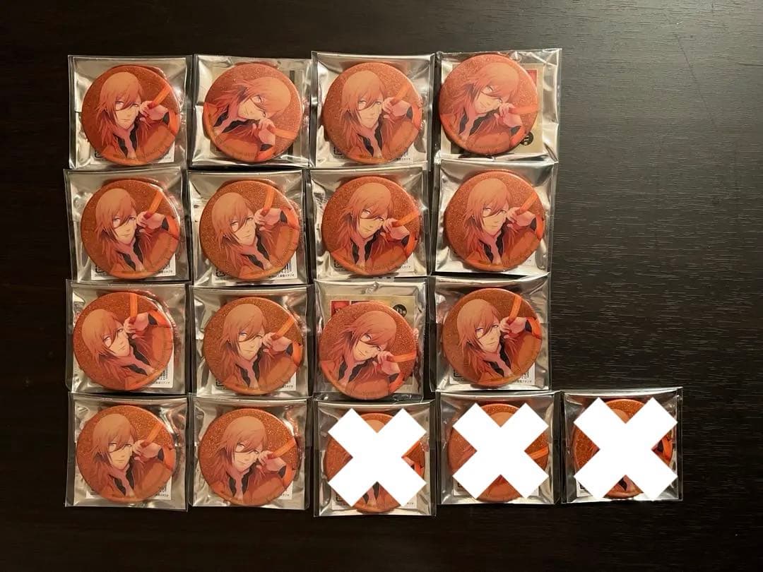 うたプリ 神宮寺レン グリッター缶バッジ CR