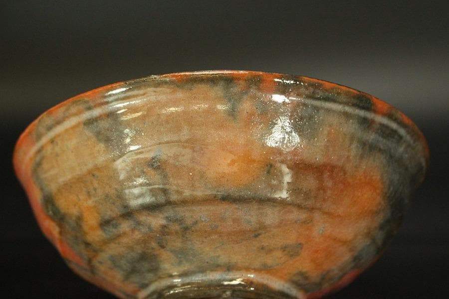 茶道具 嶋台茶碗 松楽造 金銀一双 箱入 725