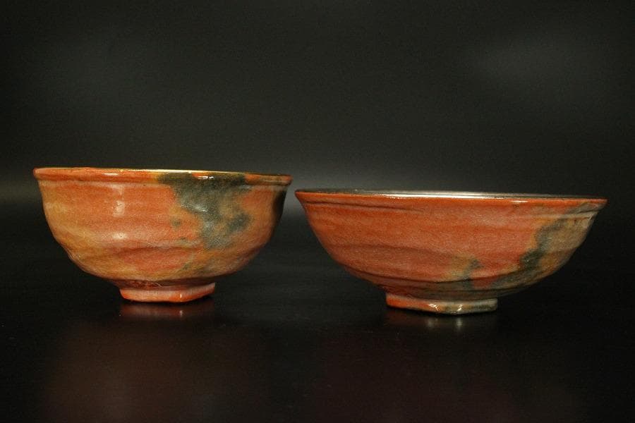 茶道具 嶋台茶碗 松楽造 金銀一双 箱入 725