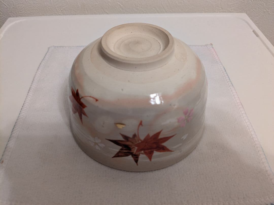 中村秋峰　茶碗　共箱　口径12㎝