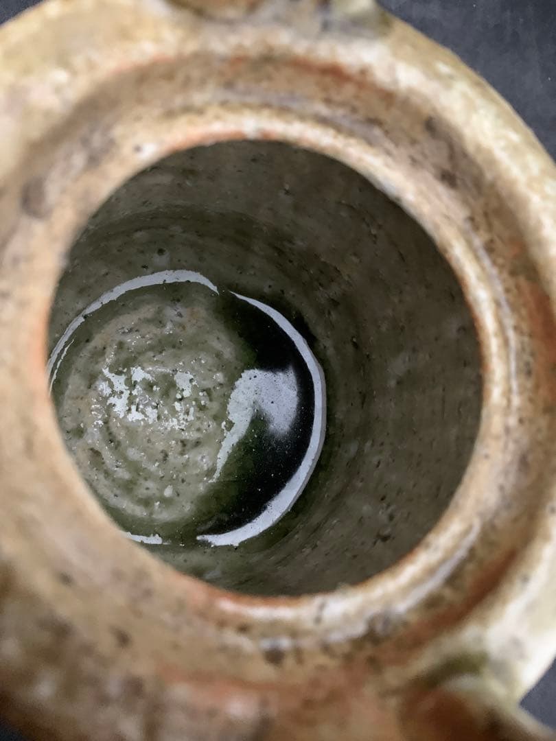 高橋春斎作　信楽焼　酒器　栞共箱付き